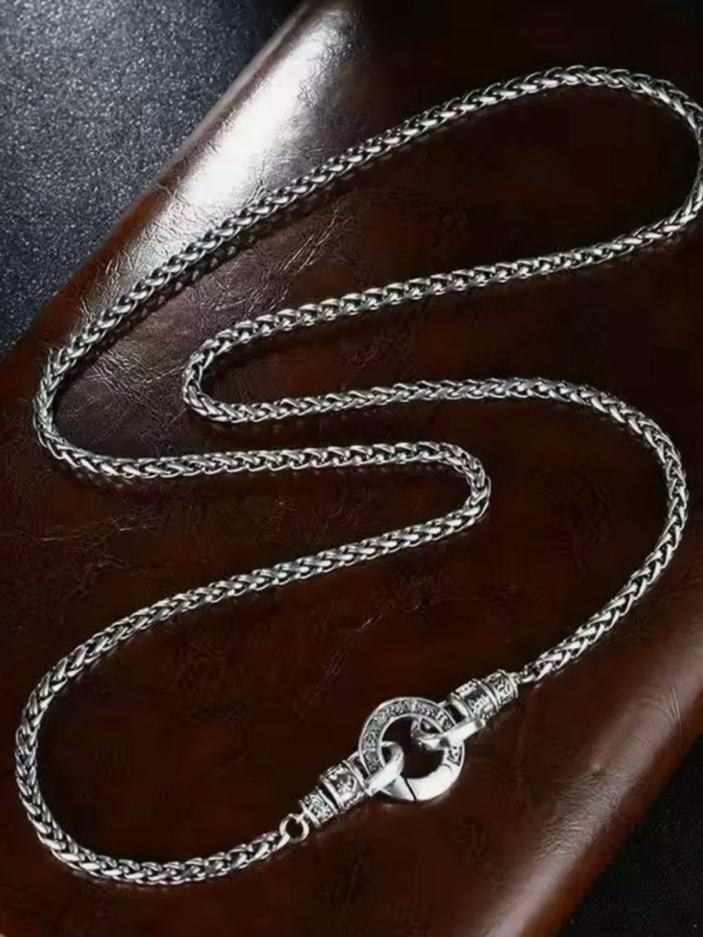 New Silver Rope Chain, Stamped - Picture 1 of 11